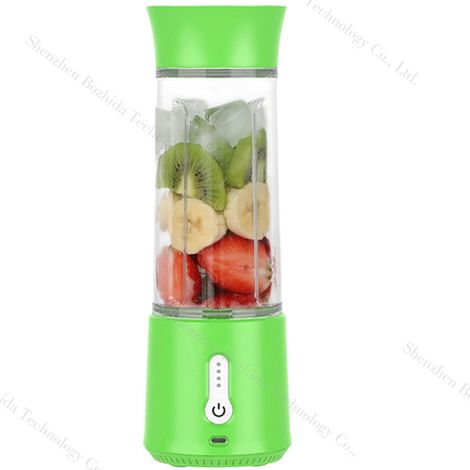 Extracteur de jus (vert clair), extracteur de jus électrique pour fruits et légumes, mini-extracteur de jus pour usage domestique (1/2)
