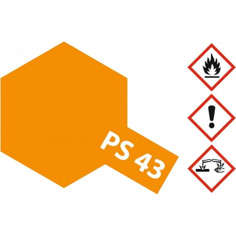 PS-43 Translucent Orange Polyc. 100ml