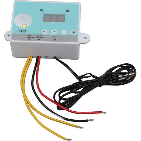 Contrôleur automatique de température pour incubateur avec écran HD, haute précision, pour œufs, 110-220 V CA (1/5)