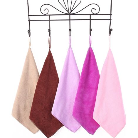 10 lingettes de toilette Divers accessoire de portail, en fibres de coton, douces et résistantes, pour visage et mains (1/5)