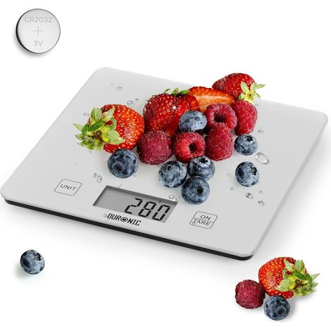 KS1080 Balance de Cuisine d'une capapcité de 10 kg Précision à 1 g Large affichage numérique Fonction d'ajout de poids TARE Idéale pour la pâtisserie ou comme balance postale (1/5)