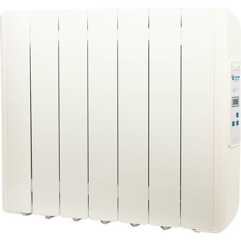 Radiateur électrique à inertie fluide 770W FARHO Eco Green 07 Eléments Blanc Programmable Basse Consommation Garantie 20 ans (1/5)