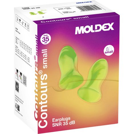 Moldex 740301 Contours small Gehörschutzstöpsel 35 dB einweg    200 Paar (1/3)