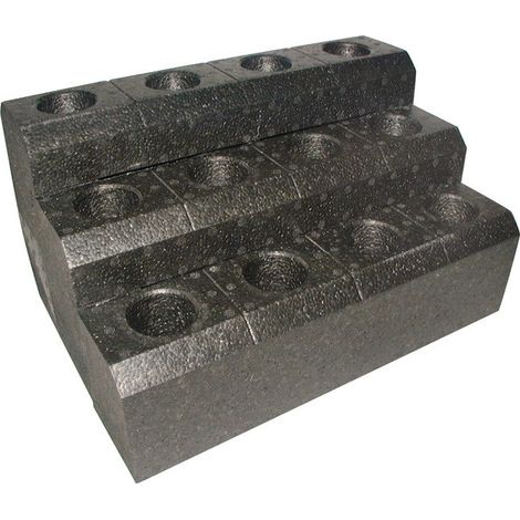 Portautensili SK40 in polipropilene supporto da tavolo 12pz. l. 360 x P. 245 x H. 200 mm