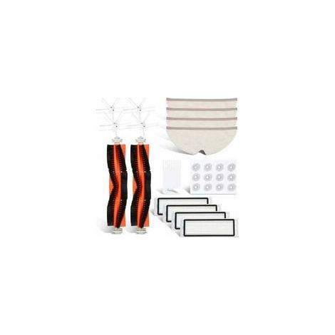 Kit d'accessoires pour Xiaomi Mi Robot eur, rechange accessoires kit Entretien pour Xiaomi Roborock S5 S50 S51 S55 S6 S6 MAXV avec Accessoires 1 Brosse Principale, 3 filtres, 12noyaux d'eau (1/4)