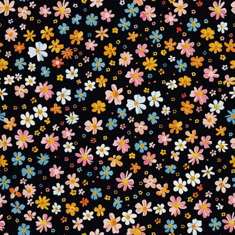 Tela decorativa para exteriores Oxford - Motivo floral I DX5538 (1/5)