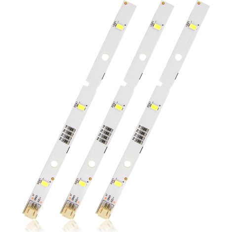 Barre lumineuse LED blanche pour réfrigérateur, compatible avec les réfrigérateurs à lettres sonores. (1/5)