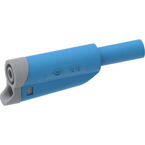 Electro PJP 1076-CD1-Bl Fiche mâle de laboratoire mâle, droit Ø de la broche: 4 mm bleu 1 pc(s) (1/3)