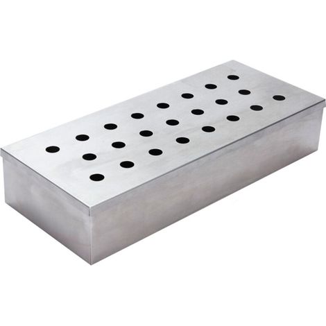 Tragbarer Räucherschrank aus Edelstahl 45x24x10cm vaggan (1/2)