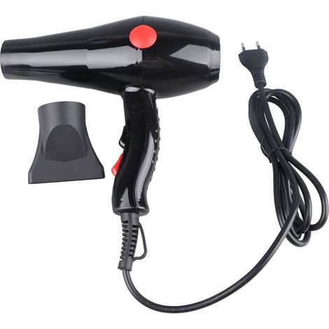 Sèche-cheveux professionnel noir haute puissance, souffleur de cheveux pour salon et maison, prise UE 220-240V (1/5)