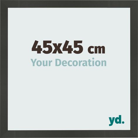 yd. - Cadre photo 45x45 - Anthracite - MDF - Bologna (1/5)