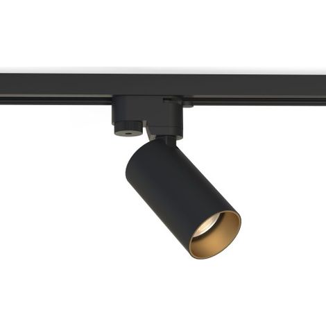 Spot sur rail noir/or 1 phase Nowodvorski Mono GU10 LED