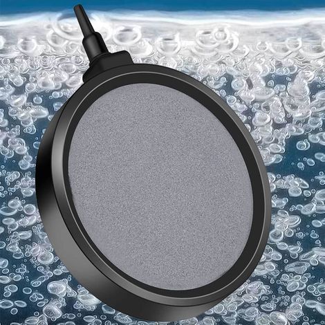 Pierre à air pour étangs, Barboteur pour Aquariums, Grand Disque de Pierre à air, Tuyau de 4 mm / 8 mm pouvant être Connecté, pour étangs, Aquariums et Aquariums (1/5)