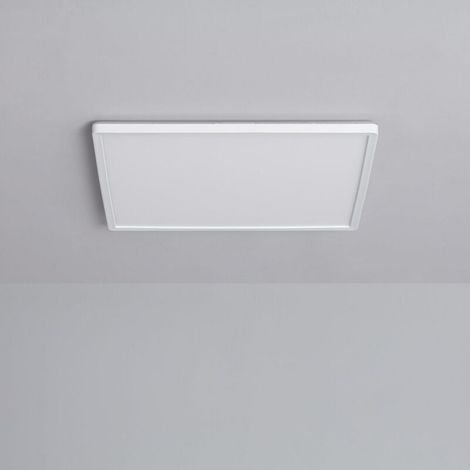 – Plafonnier LED carré 24W double face – Variation par paliers 3 niveaux SwitchDimm – 420x420mm 4000K blanc neutre – Installation facile (1/5)