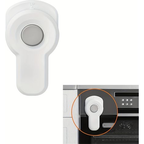 1 verrou de porte de four, serrures de sécurité, loquets de tiroir protecteurs, verrous de porte de meuble, protection anti-pincement. (1/5)
