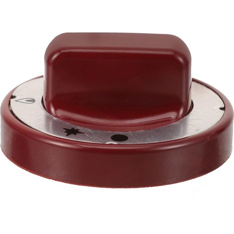 XEPHO Bouton de Cuisinière à Gaz Rouge, en Bakélite Abs, 1 Pièce (1/5)