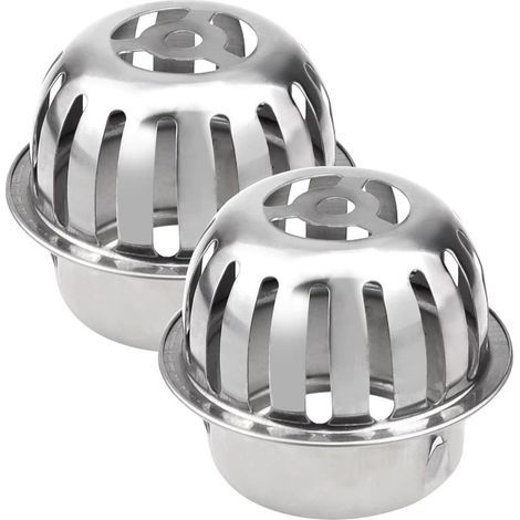 2 Pcs 75 mm Filtres de Gouttière en 304 Ø Acier Inoxydable Protection de gouttière Empêcher tuyaux de toit, feuilles, pollution de mousse Aide à un Drainage Facile (1/5)