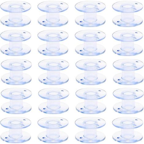 20 bobines de fil de 11,3 mm pour machines à coudre Brother et autres machines à coudre domestiques. Références