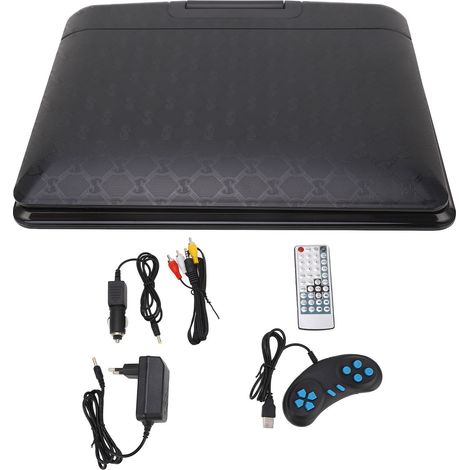 Lecteur DVD Portable 7 Pouces 1080P HD Écran Pivotant, Support USB Carte Mémoire, Lecteur MP5 Voiture, Prise UE 110-240V (1/5)
