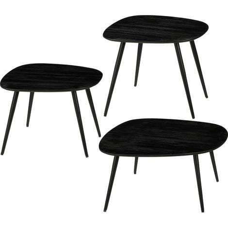 Mica Decorations Table d'appoint Noir H34xl52xL62cm (1/3)
