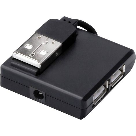 DIGITUS USB 2.0 Hub 4-Port schwarz (1/3)