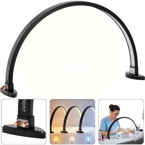 Lámpara de escritorio LED Moon sin sombras para tratamientos cosméticos (1/5)