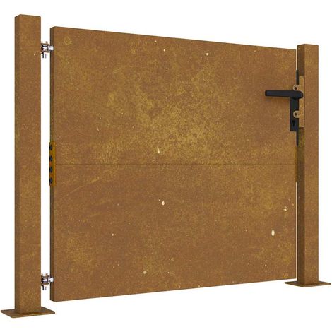 Maison Exclusive - Gartentor 100x75 cm Cortenstahl (1/5)