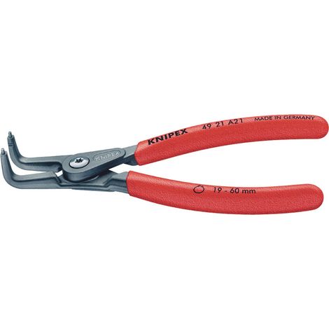 Knipex 165mm 90° External Straight Tip Circlip Pliers with 19-60mm Capacity (Model 75095) (1/5)