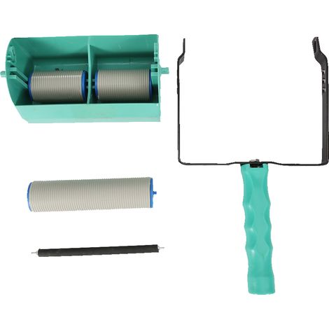 Rouleau À Motifs - 12,7 cm - Tête En Plastique Souple - Double Couleur - Pour Décoration Murale - 1 Pièce (1/5)