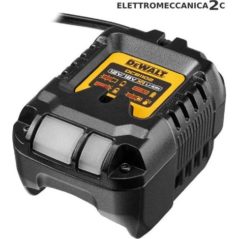 Caricatore litio Dewalt DCB1102 XR rapido per batterie 12V - 18V