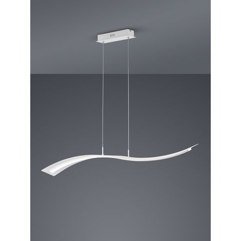 Suspension LED Trio Salerno blanche 115 cm 35W 4000K