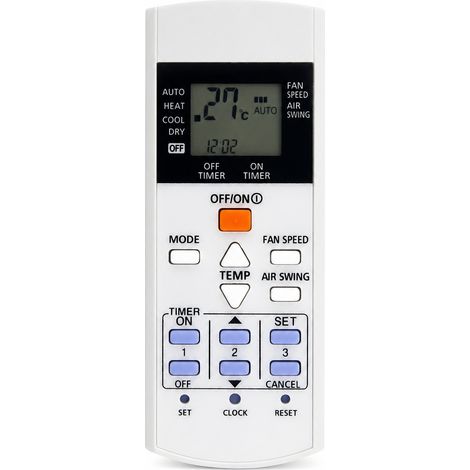 Télécommande de Climatiseur Compatible avec Panasonic A75C3623, A75C3716, 3297, 3625, 3407, 3399 (1/5)