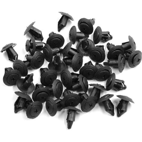 Rivets Plastique Automobile 40pcs 12mm pour Bouclier Porte (1/2)