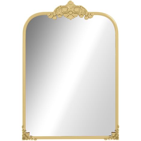 royaluxe -Miroir mural élégant, 60 x 3 x 87 cm, finition dorée (1/5)
