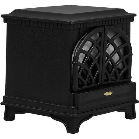 Cheminée miniature pour maison de poupée avec éclairage LED compatible, décor