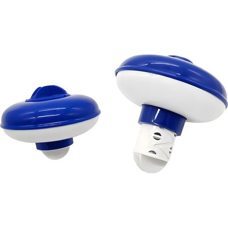Schwimmender Chlorspender (12,7 cm) für Schwimmbäder, Planschbecken, Spas und Wasserparks (blau)
