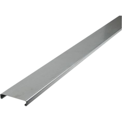 Couvercle pour caniveau de câble 300 mm non perforé galvanisé