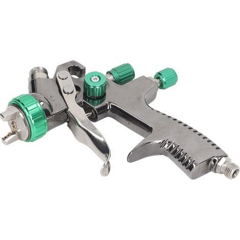 Kit pistolet à peinture HVLP aluminium pour voiture primaire meuble mur artisanat avec réservoir 12bar 1.3mm (1/5)