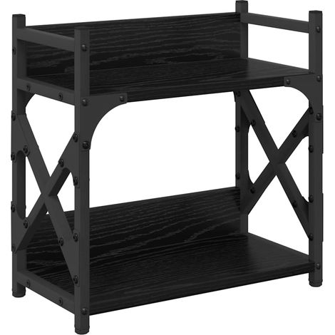Support d'imprimante Chêne noir 40 x 20 x 40 cm