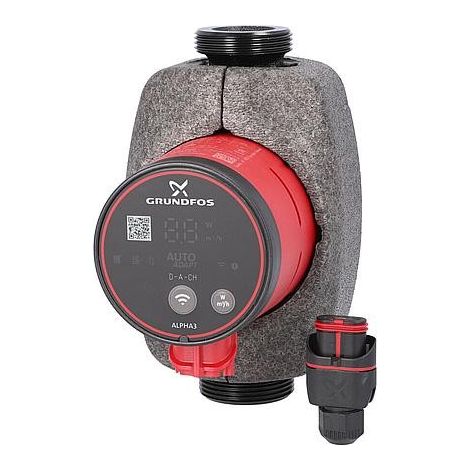 Circulateur Grundfos Alpha 3 25-80, DN25(1"), PN10, 230V longueur 130 mm