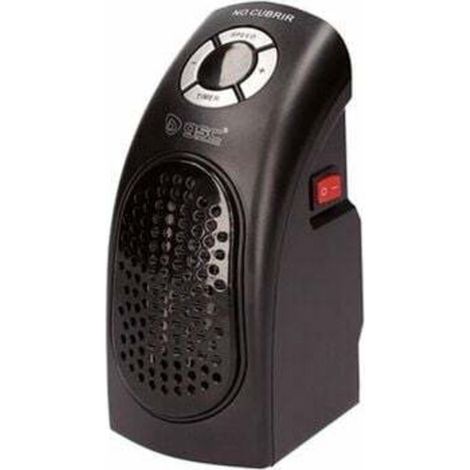 Mini radiador recargable 400W – Negro