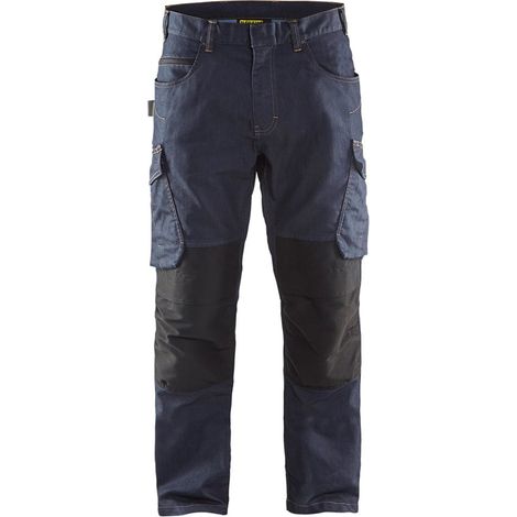 Jeans da lavoro stretch 2D 1497 - Marine/Nero 3XL - FR(54) - SE(C60) - Standard (1/5)