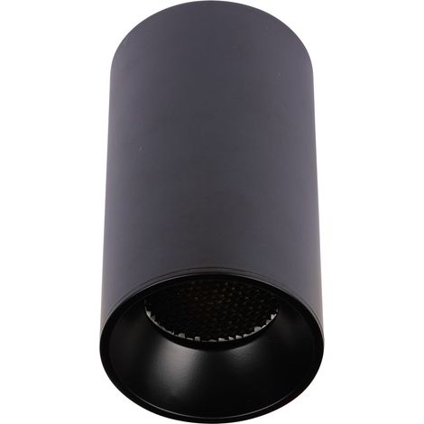 Plafonnier ANOVI UNIVERSAL LED 120mm WiZ Pro RGB+TW rond noir mat - EUROPOLE - 29001028