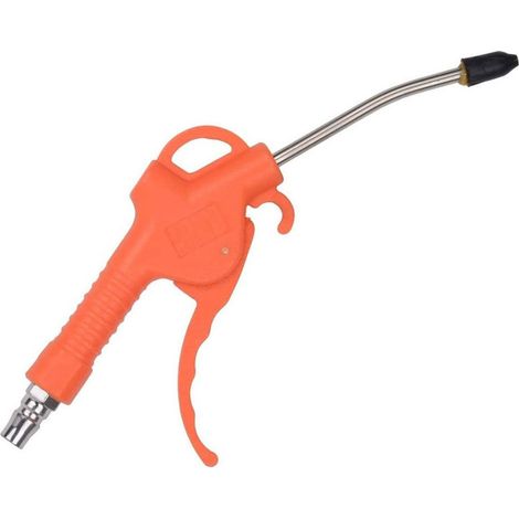 Pistola di soffiaggio ad aria compressa per pulizia pistole a canna con beccuccio lungo per eliminare polvere accessori compressore (1/2)