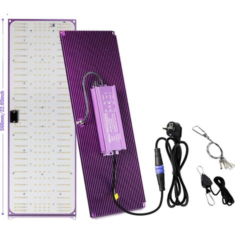 Lampada LED per coltivazione, dimmerabile, a spettro completo, 240W (1/2)