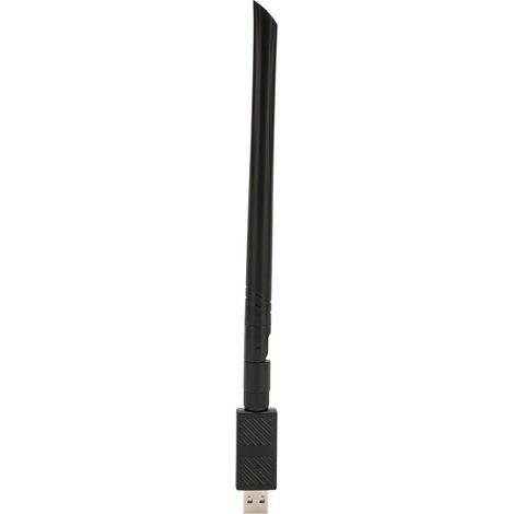 Adaptateur Wi-Fi double bande 2,4 GHz et 5,8 GHz, carte Internet sans fil USB 3.0 1200M avec antenne flexible 6 dBi pour la maison et le bureau