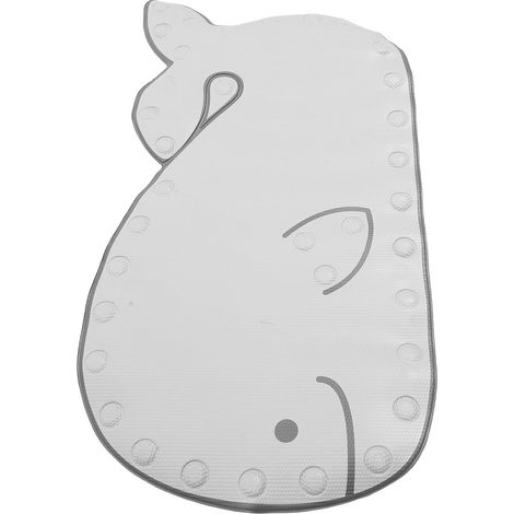 Tapis de Bain Lavable et Résistant Forme Baleine Cartoon Antidérapant en PVC Bleu Paillasson Sécurisé Couleur Aléatoire pour Salle de Bain (1/5)