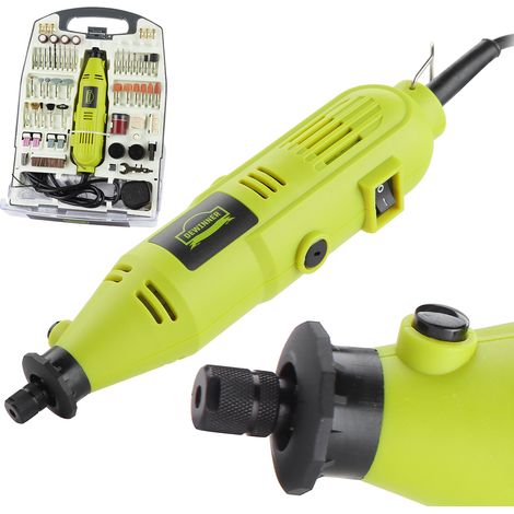 Dewinner – Outil rotatif multifonction 135W – 6 vitesses – 233 accessoires pour découpe, gravure, ponçage – Moteur puissant pour matériaux durs