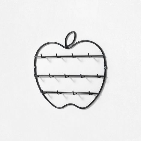 Portachiavi organizzatore da parete in metallo con 13 ganci Apple