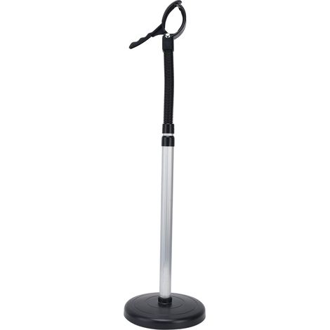 Support de sèche-Cheveux réglable, Mains Libres Rotatif à 360 degrés Support de sèche-Cheveux en métal pour Salle de Bain, vanité, Salle de Maquillage (1/5)